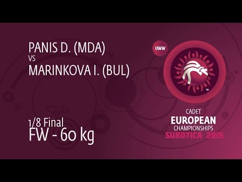 1/8 FW - 60 kg: I. MARINKOVA (BUL) df. D. PANIS (MDA), 2-0
