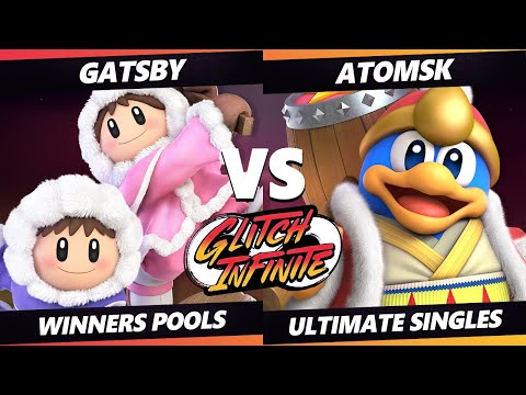 Glitch Infinite - Gatsby (Ice Climbers) Vs. Atomsk (King Dedede) - SSBU Ultimate Tournament