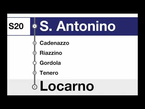 SBB Ansagen / annunci FFS - S20 TILO Biasca - Bellinzona - Locarno