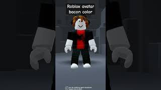 roblox avatar bacon color