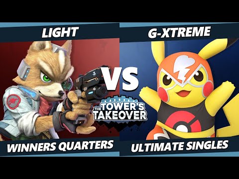 Tower's Takeover 21 Winners Quarters - G-XTREME (Pikachu) Vs. Light (Fox) SSBU Ultimate Tournament