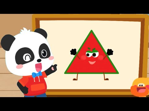 Little Panda's Learning Academy #3 - Learn Basic Shapes Names for Preschool - Babybus Games