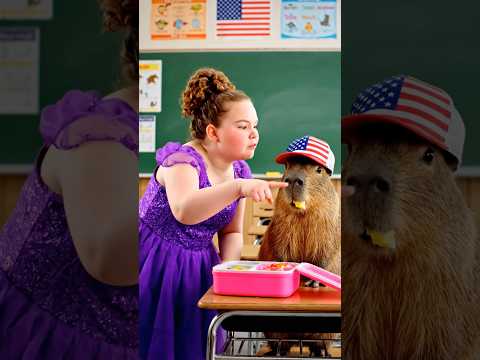 Episode 7: Capybara Is Accused by Lina of Stealing the Lunchbox - But Is It True? #capybara