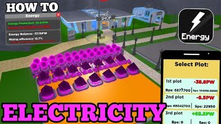 *MASSIVE* ELECTRICITY UPDATE in Bitcoin Miner Roblox - HOW TO POWER CARDS & GET ENERGY