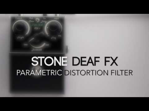 Stone Deaf FX PDF-1 Parametric Distortion Filter Guitar Effects Pedal Demo