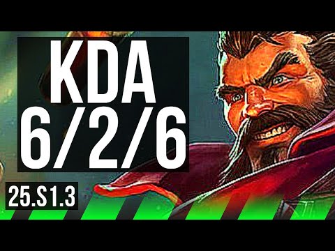 GRAVES vs MASTER YI (JGL) | 6/2/6 | KR Master | 25.S1.3