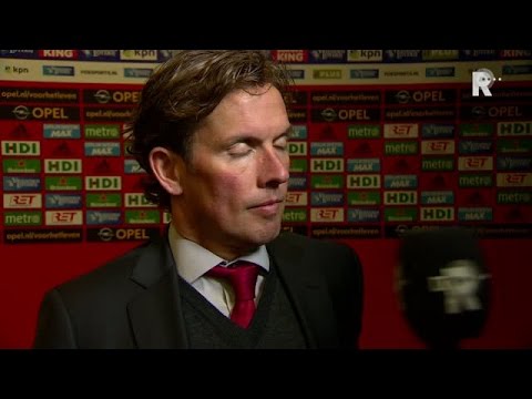 Alex Pastoor na afloop van Feyenoord - Sparta