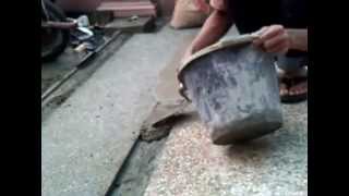 preview picture of video 'cara pemasangan batu alam (koral sikat)'