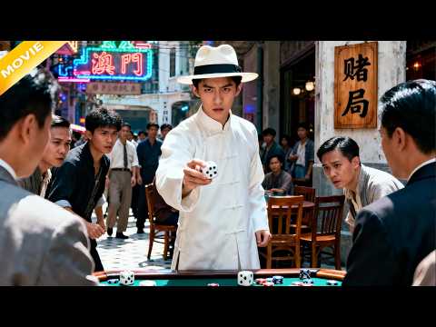 賭神偽裝成新手，不料被質疑出老千擊敗100人驚呆全場！⚔️  抗日 MMA | Kung Fu 💥#抗战 #特种兵 #功夫 #武侠