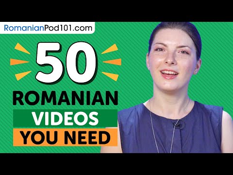 Learn Romanian: 50 Beginner Romanian Videos You Must Watch