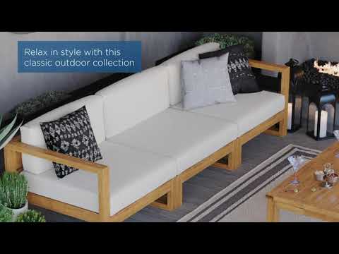 Teak Outdoor Club Chairs