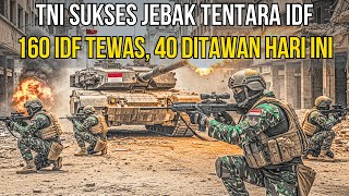 Download lagu BRAVO‼️TNI BERHASIL JEBAK TENTARA IDF YANG COBA MASUK GAZA HARI INI‼️160 IDF TEWAS, 40 DITAWAN mp3