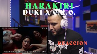 REACCION A Duki, C.R.O - hARAkiRi (Video Oficial)