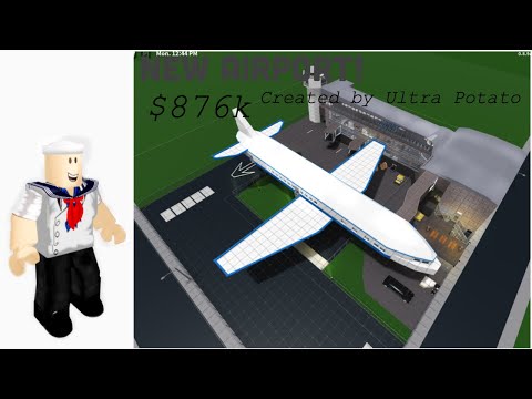 New Airport| An Airplane and more!| Roblox Bloxburg| $876k|