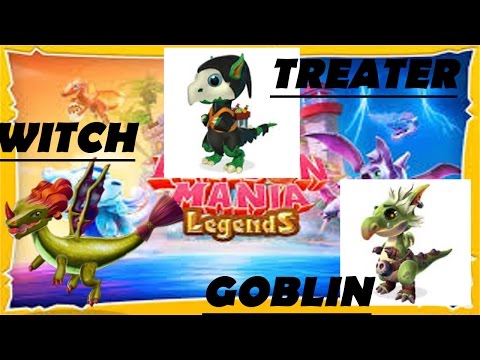 Dragon Mania Legends PC - Witch Dragon, Goblin Dragon, Treater Dragon