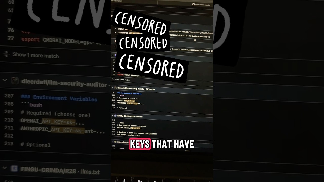Why you should NEVER push API keys to GitHub! #vibecoding #codingforbeginners #github