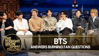 Download lagu BTS Answers Burning Fan Questions About Jin's Butt Theory, RM's Driving Skills and More mp3