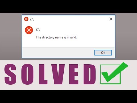 How To Fix The Directory Name Is Invalid Error - Solve The Directory Name Is Invalid [100% WORKING]