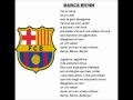 BARCELONA-BARCA HYMN with lyrics