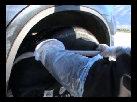 POLAIRE SHOW'7: Textil Snow Chain removing - Chaine à neige textile démontage