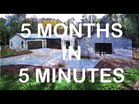 5 Months in 5 Minutes - Custom Home Build Timelapse