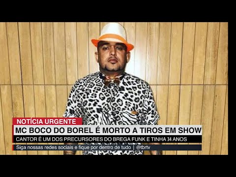 Urgente: MC Boco do Borel é morto a tiros enquanto fazia show em Porto de Galinhas