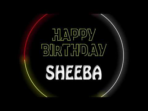 Sheeba, Happy birthday to you Sheeba, Happy Birthday dancing and lighting whatsapp status