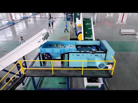 Live Demo: PET Bottle Recycling Washing Line