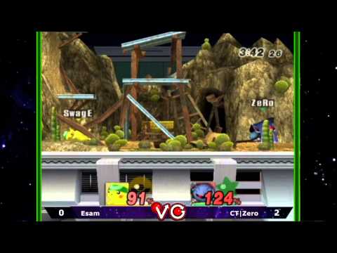S@X Monthly - CT ZeRo (Metaknight) Vs. Esam (Pikachu.Icies) Brawl Singles LF - 2.23.2013 - SSBB