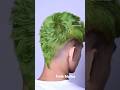 How To Neon Green Hair Faded Mullet Hair Transformation Birds Of Paradyes RachelWhiteHair