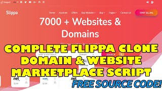 Complete Flippa Clone – Domain and Website Marketplace Script using PHP | Free Source Code Download