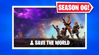 HOW TO PLAY SAVE THE WORLD IN FORTNITE CHAPTER 4 SEASON 5 OG!