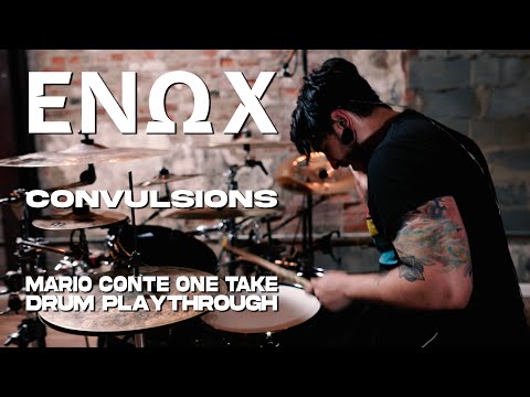 ENOX - Convulsions One Take Drum Playthrough by Mario Conte