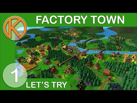 Let's Try Factory Town | OPTIMIZATION NATION - Ep. 1 | Let's Play Factory Town Gameplay