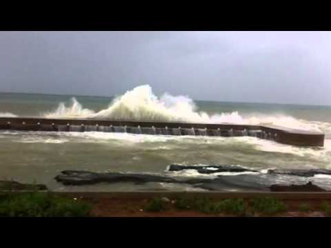 Scary sea in Lebanon today