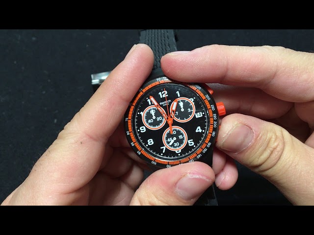 Vídeo relacionado con Swatch Reloj Skin Irony 42 SS07S118 Smart Stitch, Correa
