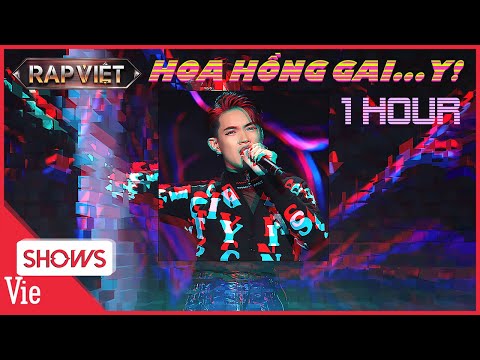 Audio 1 HOUR - HOA HỒNG GAI...Y! Replay bản rap gây nghiện của Pháp Kiều | Rap Việt Lyrics Audio