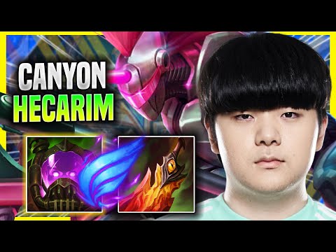 CANYON IS A GOD WITH HECARIM! - DK Canyon Plays Hecarim JUNGLE vs Talon! | Season 2022