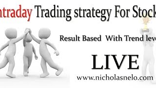 intraday trading strategy in stock market : Result Based Trading  LIVE