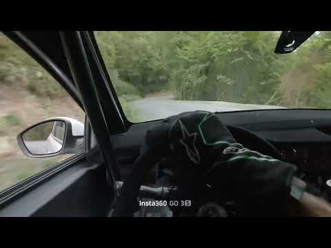Test Rally Sanremo 2025 Lancia Ypsilon Rally 4 POV HELMET CAM Vigo - Canobbio 4K