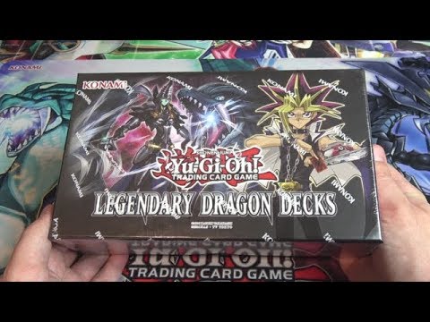 Yu-Gi-Oh! Legendary Dragon Decks Opening - New Dark Magician Fusion, Chimeratech, & Odd-Eyes Cards!