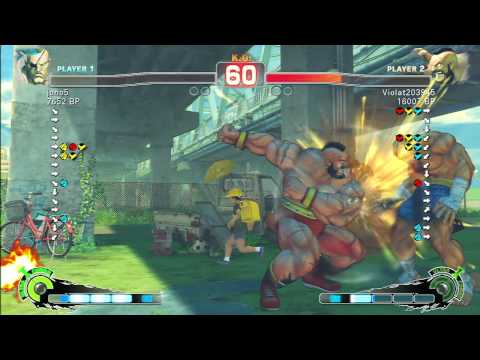 SSF4 Rank Match  jono5 (SA)  vs  Violat203945 (ZA)