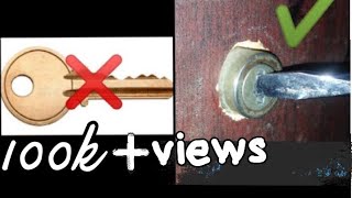 How to unlock a drawer in one minute  || Nawel