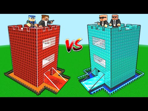 POOR SAFE HOUSE VS EVIL MAFIA SAFE HOUSE! 😱 - Minecraft