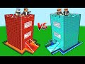 POOR SAFE HOUSE VS EVIL MAFIA SAFE HOUSE Minecraft