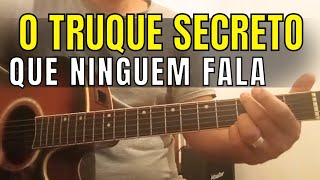 Toque de ouvido fazendo apenas isso. Aula de violão 