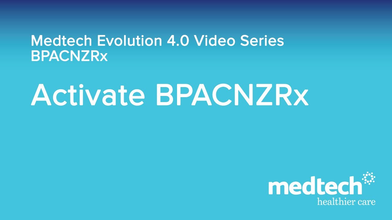 Activation of BPACNZRx