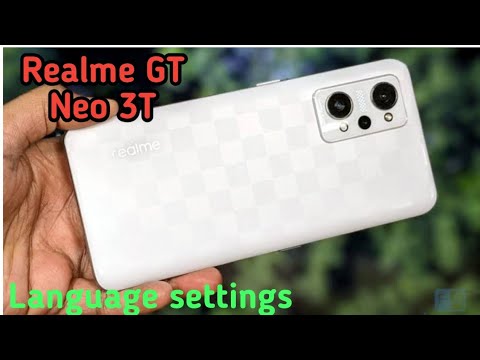 Language Change In Realme GT NEo 3T, Language Setting In Realme GT NEo 3T, How To