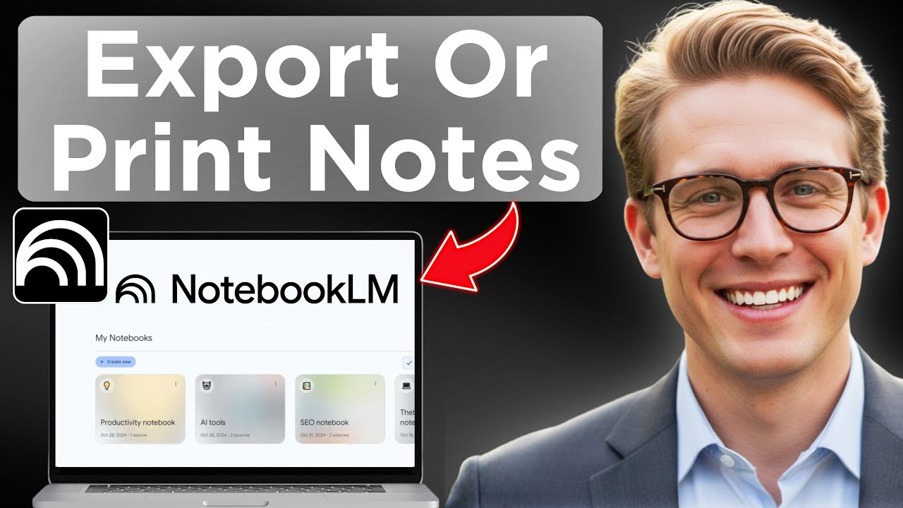 HOW TO EXPORT OR PRINT NOTES FROM NOTEBOOKLM (Updated 2025)