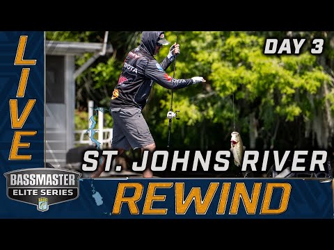 2024 Bassmaster Elite Series LIVE at St. Johns River — Day 3